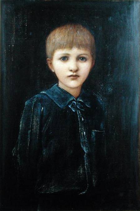 Portrait of Denis Mackail, grandson of the artist a Sir Edward Burne-Jones
