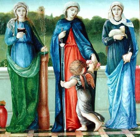 Three Saints a Sir Edward Burne-Jones