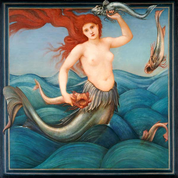 A Sea Nymph a Sir Edward Burne-Jones