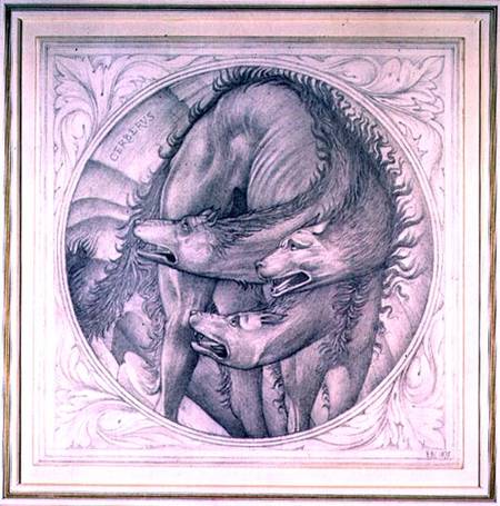 The Story of Orpheus: Cerberus a Sir Edward Burne-Jones