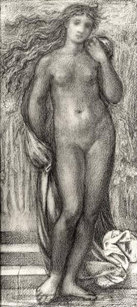 Summer (pencil & red chalk) a Sir Edward Burne-Jones