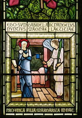 The Annunciation (stained glass) a Sir Edward Burne-Jones