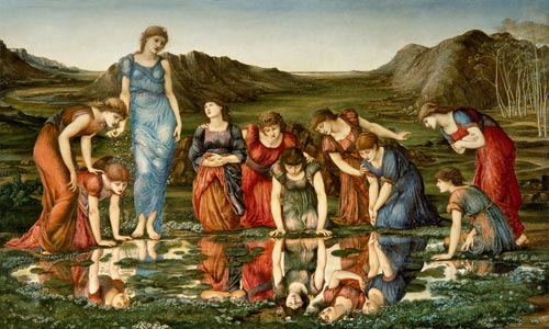 The Mirror of Venus a Sir Edward Burne-Jones