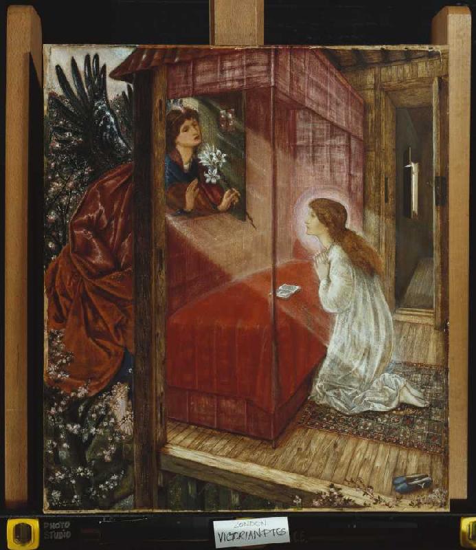 The proclamation Mariae (or: The flower God) a Sir Edward Burne-Jones