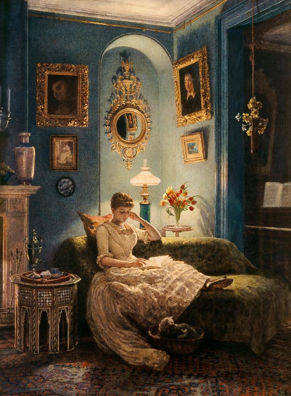 An Evening at Home a Sir Edward John Poynter