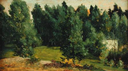 A Wooded Landscape a Sir Edward John Poynter