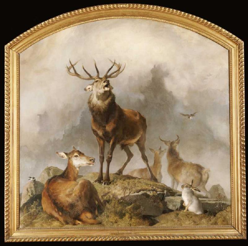 Hirsche im Hochland. a Sir Edwin Henry Landseer