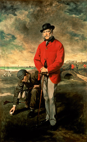 Portrait of John Whyte Melville of Bennochy and Strathkinness Captain of the Club 1823 a Sir Francis Grant