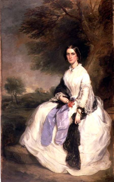 Portrait of Mrs John Hick a Sir Francis Grant