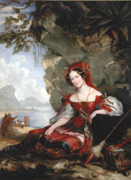 Lady Montague as a Gypsy a Sir George Hayter