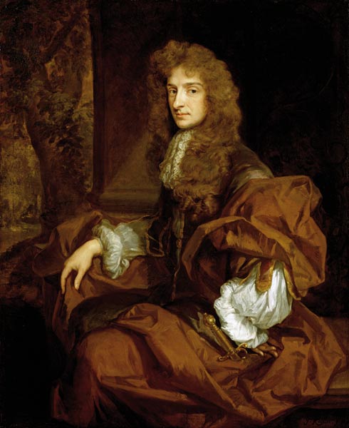 Portrait of Sir Charles Sedley (1639-1701) a Sir Godfrey Kneller