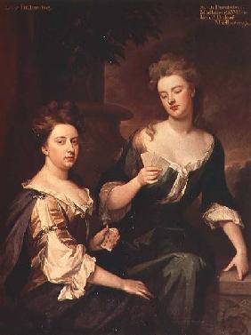 Sarah Marlborough playing cards with Lady Fitzharding