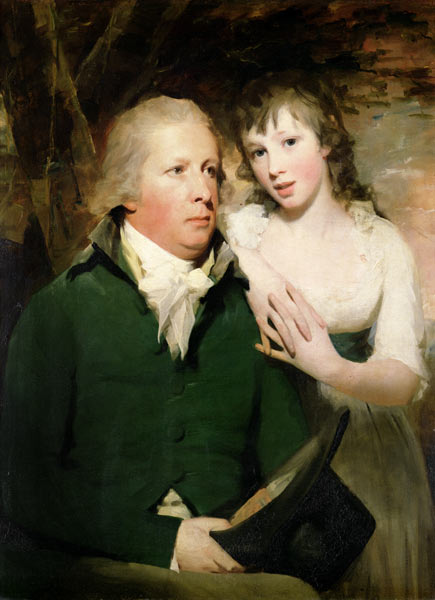 Sir Alexander Don with his daughter Elizabeth a Sir Henry Raeburn