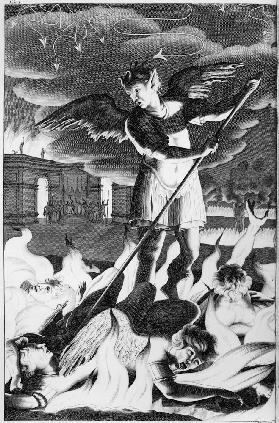 Satana, illustrazione dal ''Paradiso perduto'' John Milton
