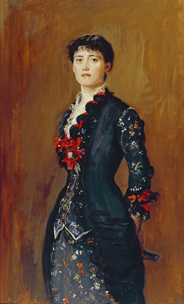 Portrait von Louise Jopling a Sir John Everett Millais
