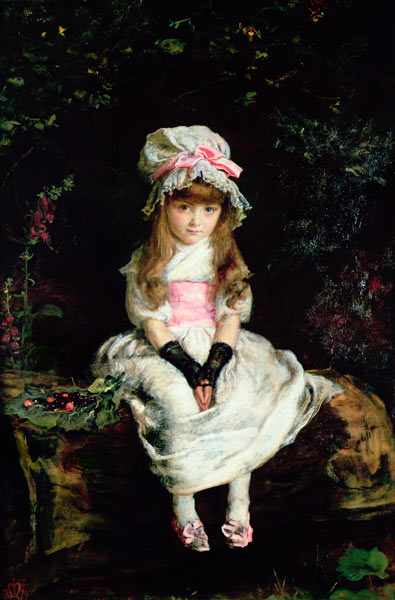 Cherry Ripe, 1879 (oil on canvas) a Sir John Everett Millais