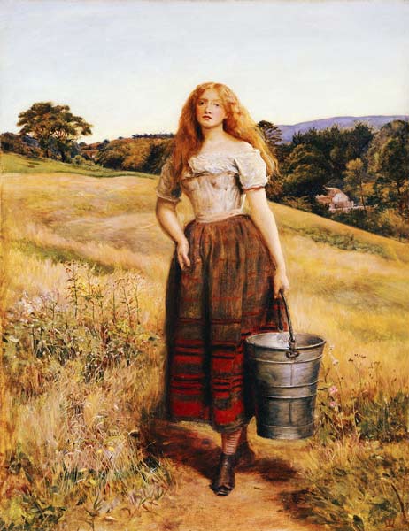 The Farmer''s Daughter a Sir John Everett Millais