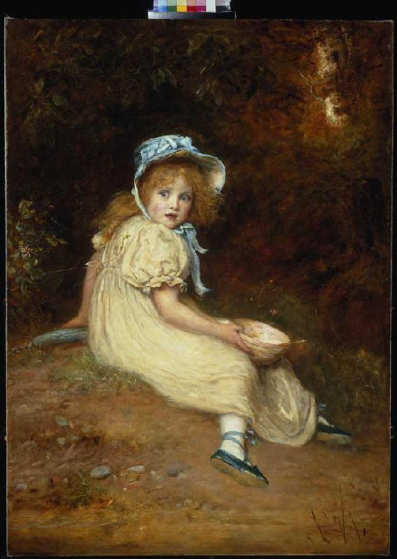 Little Miss Muffet a Sir John Everett Millais