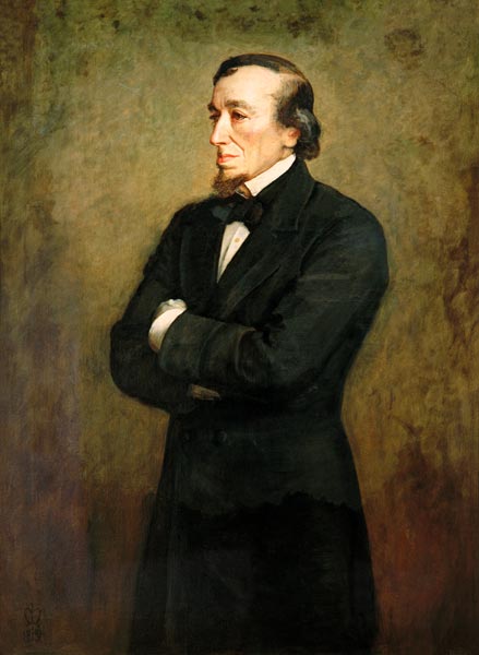 Portrait of Benjamin Disraeli (1804-1881) Earl of Beaconsfield a Sir John Everett Millais