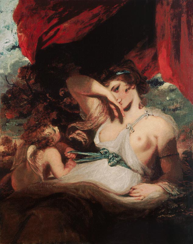 Cupid Unfastening the Girdle of Venus a Sir Joshua Reynolds