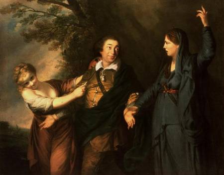 David Garrick (1717-79) a Sir Joshua Reynolds