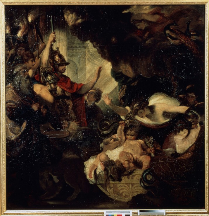 The Infant Hercules strangling the Serpents a Sir Joshua Reynolds