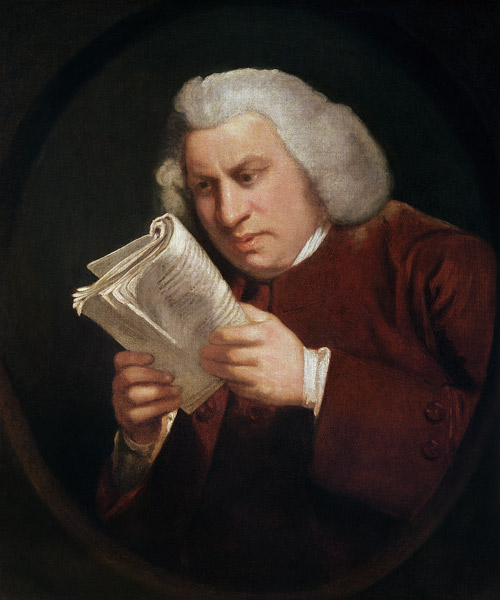 Dr. Johnson (1709-84) a Sir Joshua Reynolds