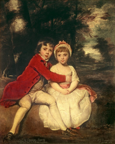 John Parker and his sister Theresa a Sir Joshua Reynolds
