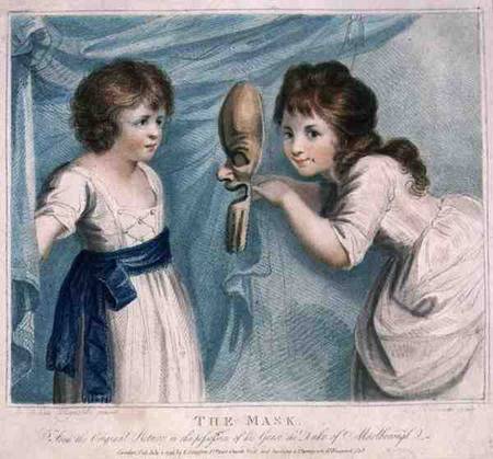 The Mask, engraved by Luigi Schiavonetti (1765-1810), pub. by T. Simpson and Darling & Thompson, 179 a Sir Joshua Reynolds