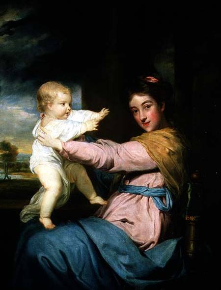 Portrait of Caroline a Sir Joshua Reynolds