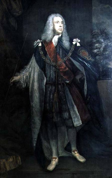 Portrait of Charles Fitzroy, 2nd Duke of Grafton a Sir Joshua Reynolds