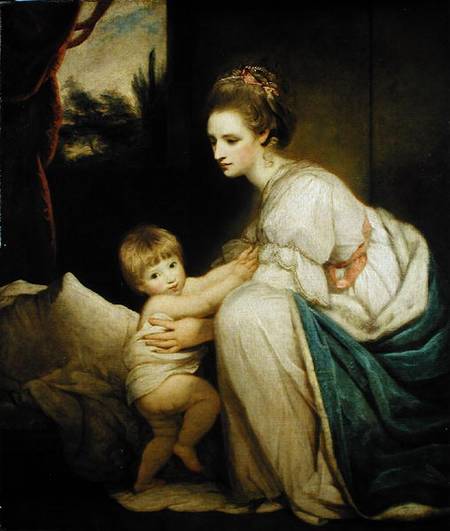 Mrs William Beresford (d.1807) and her son, John (1773-1855) later Lord Decies a Sir Joshua Reynolds