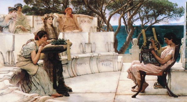 Sappho and Alcaeus a Sir Lawrence Alma-Tadema