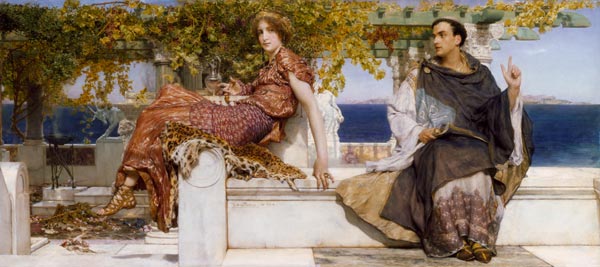 The Conversation of Paula a Sir Lawrence Alma-Tadema