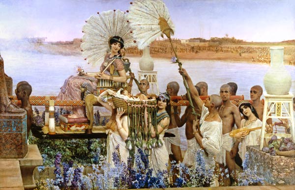 The Auffindung Moses a Sir Lawrence Alma-Tadema