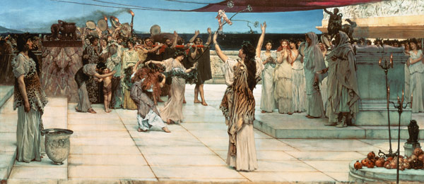 A Dedication to Bacchus a Sir Lawrence Alma-Tadema