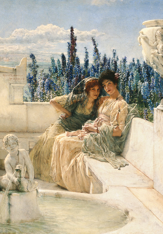 Whispering Noon a Sir Lawrence Alma-Tadema