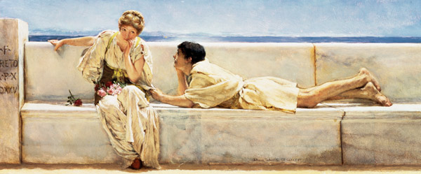 A Question. a Sir Lawrence Alma-Tadema