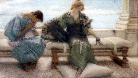 Ask me no more....for at a touch I yield a Sir Lawrence Alma-Tadema
