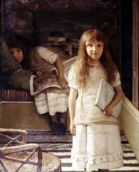 This is our Corner (Portrait of Anna and Laurense Alma-Tadema) a Sir Lawrence Alma-Tadema