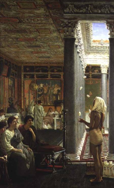 Egyptian Juggler a Sir Lawrence Alma-Tadema