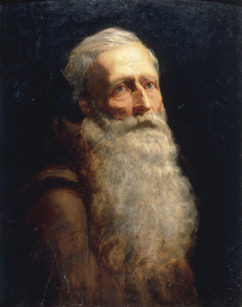 Head of an Old Man a Sir Lawrence Alma-Tadema
