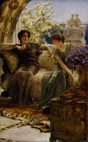 Unwelcome Confidences a Sir Lawrence Alma-Tadema