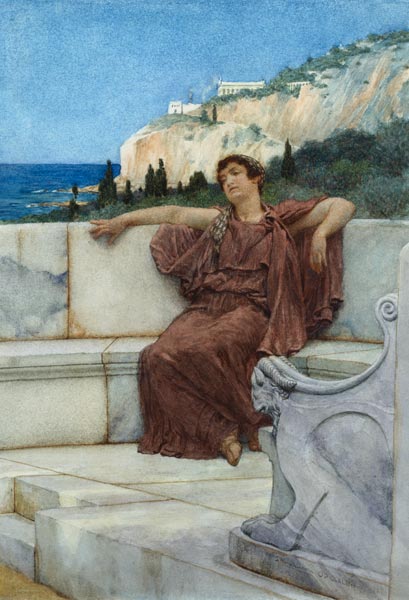 Dolce Far Niente a Sir Lawrence Alma-Tadema