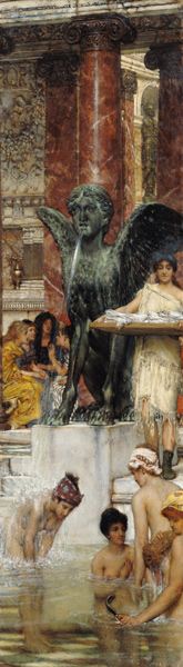 In the Roman Baths, or Roman Women In The Bath a Sir Lawrence Alma-Tadema