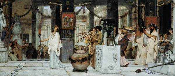 The Vintage Festival in Ancient Rome a Sir Lawrence Alma-Tadema