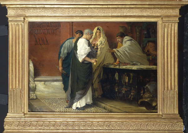 The Armourers Shop a Sir Lawrence Alma-Tadema