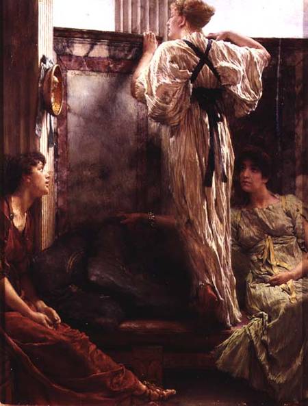 Who is it? a Sir Lawrence Alma-Tadema