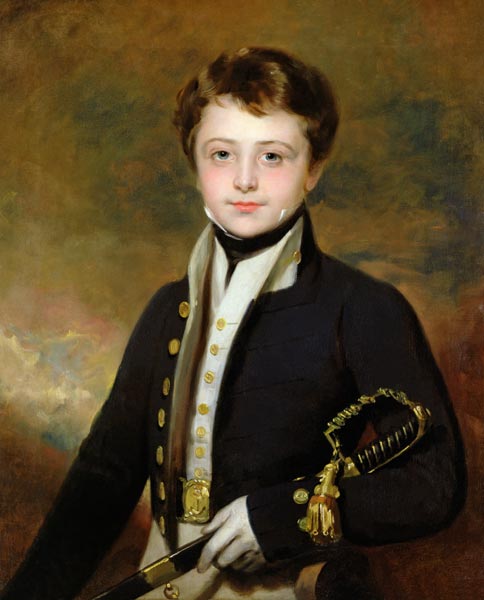 Portrait of a Midshipman a Sir Martin Archer Shee