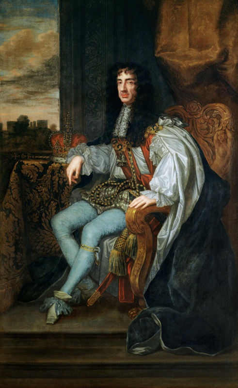 Portrait of King Charles II (1630-85) a Sir Peter Lely
